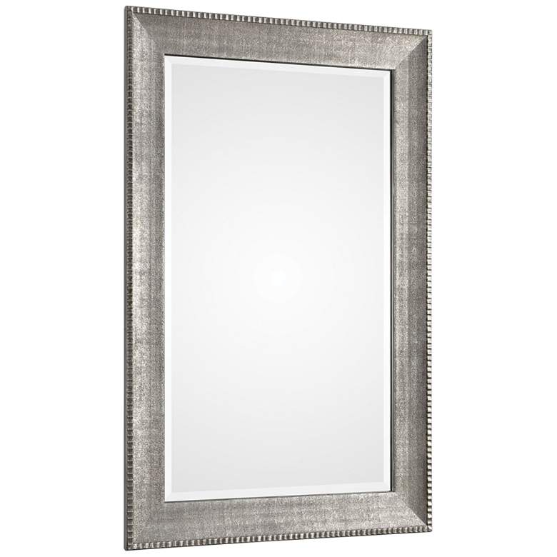 Image 2 Uttermost Leiston 39 1/4 inch x 59 1/4 inch Silver Oversized Wall Mirror