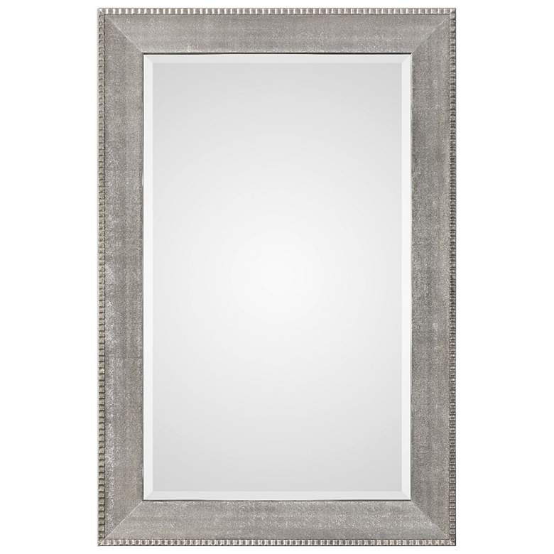 Image 2 Uttermost Leiston 39 1/4 inch x 59 1/4 inch Silver Oversized Wall Mirror