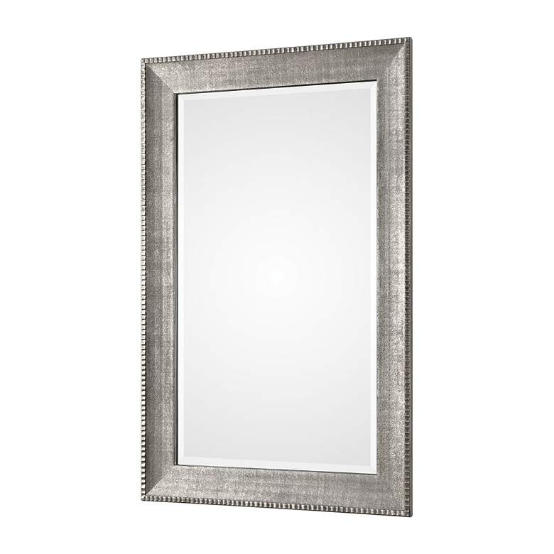 Image 3 Uttermost Leiston 39 1/4 inch x 59 1/4 inch Silver Oversized Wall Mirror more views