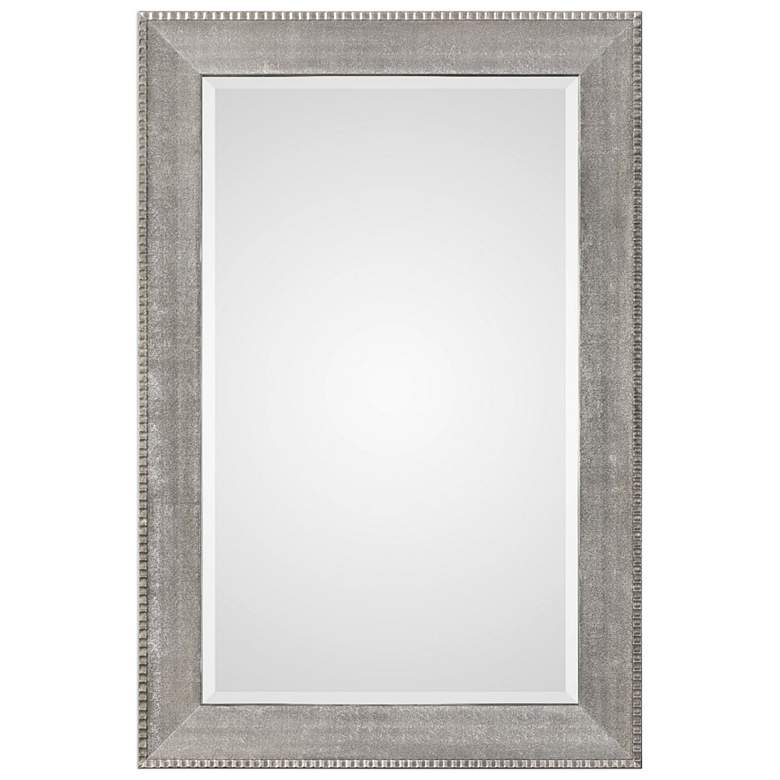 Image 4 Uttermost Leiston 39 1/4 inch x 59 1/4 inch Silver Oversized Wall Mirror more views
