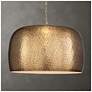 Thumbnail1 of Uttermost Lemont 24" Wide 1 Lt Brass Pendant