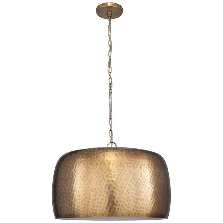 Image 3 Uttermost Lemont 24" Wide 1 Lt Brass Pendant more views