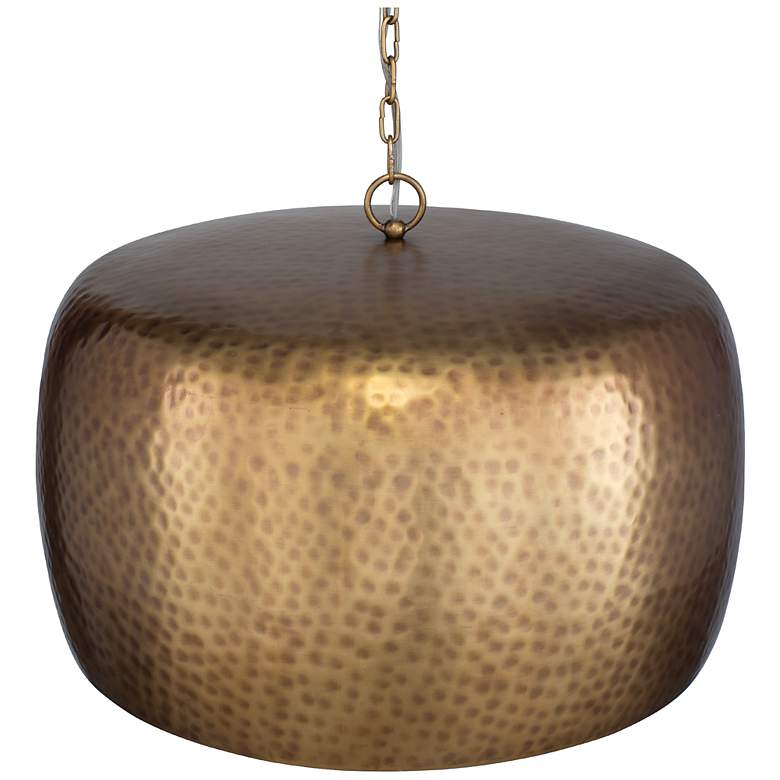 Image 4 Uttermost Lemont 24" Wide 1 Lt Brass Pendant more views