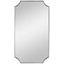 Uttermost Lennox Nickel 22 1/4" x 40 1/4" Wall Mirror