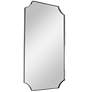 Uttermost Lennox Nickel 22 1/4" x 40 1/4" Wall Mirror