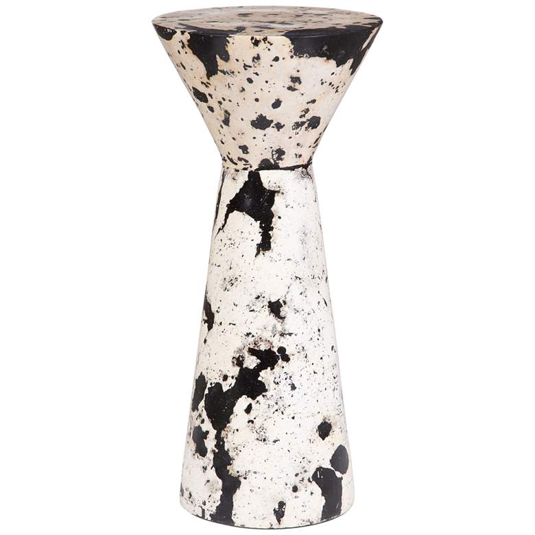 Image 2 Uttermost Lenora 22" High Limestone Drink Table
