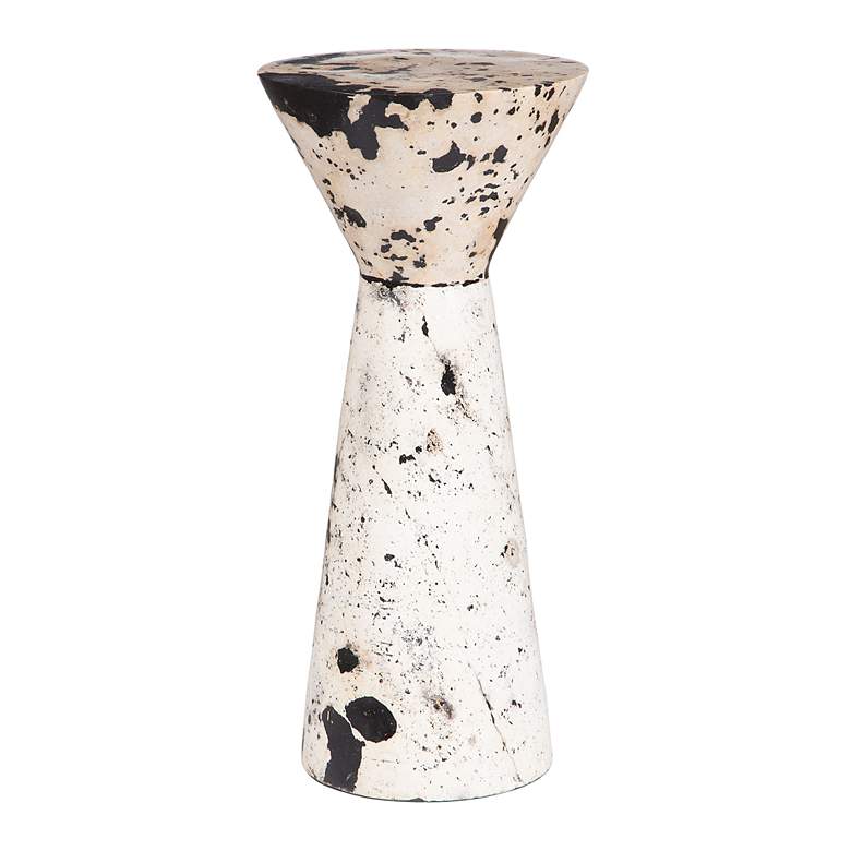 Image 4 Uttermost Lenora 22" High Limestone Drink Table more views