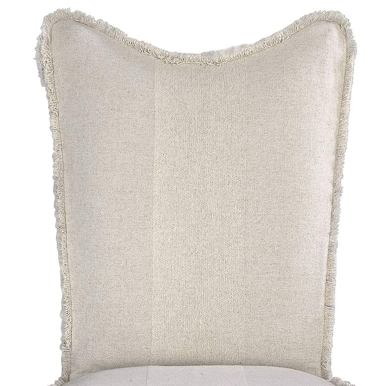 Image 3 Uttermost Lenore Flax Slipcover Chairs Set of 2 more views