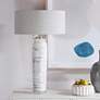 1_Uttermost Lenta 30 1/4" High Off-White Birch Tree Ceramic Table Lamp