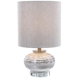 Image2 of Uttermost Lenta Off-White Ceramic Modern Accent Table Lamp
