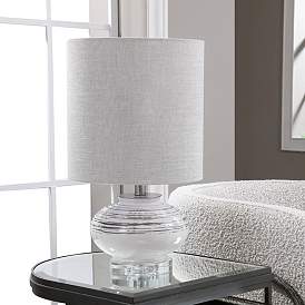 Image1 of Uttermost Lenta Off-White Ceramic Modern Accent Table Lamp
