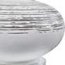 Uttermost Lenta Off-White Ceramic Modern Accent Table Lamp