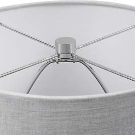 Image5 of Uttermost Lenta Off-White Ceramic Modern Accent Table Lamp more views
