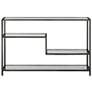 3_Uttermost Leo 52" Wide Aged Gunmetal Iron Console Table