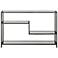 Uttermost Leo 52" Wide Aged Gunmetal Iron Console Table