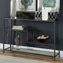 2_Uttermost Leo 52" Wide Aged Gunmetal Iron Console Table