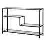 4_Uttermost Leo 52" Wide Aged Gunmetal Iron Console Table more views