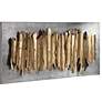 Thumbnail3 of Uttermost Lev 55 1/4" Wide Gold and Silver Metal Wall Art more views