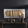 7_Uttermost Lev 55 1/4" Wide Gold and Silver Metal Wall Art more views