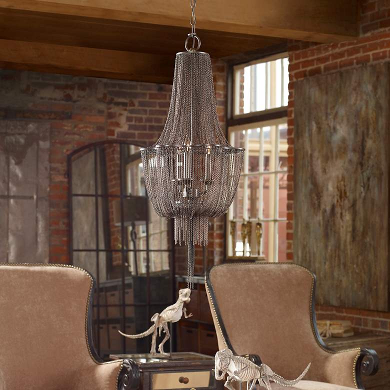 Image 4 Uttermost Lezzeno 15"W Oil-Rubbed Bronze 3-Light Chandelier more views