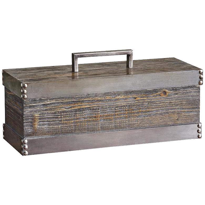 Image 1 Uttermost Lican Wood and Metal Box