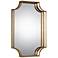 Uttermost Lindee Gold Leaf 20" x 29 3/4" 3D Wall Mirror