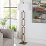 3_Uttermost Link 67" Brushed Gold Luxe Modern Floor Lamp more views