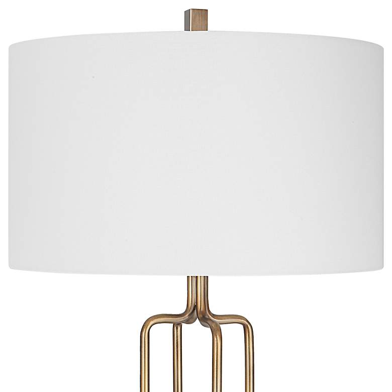Image 5 Uttermost Link 67" Brushed Gold Luxe Modern Floor Lamp more views