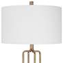 5_Uttermost Link 67" Brushed Gold Luxe Modern Floor Lamp more views