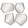 Thumbnail3 of Uttermost Linneah Aged Gold Metal Wall Mirrors Set of 4 more views