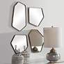 Uttermost Linneah Aged Gold Metal Wall Mirrors Set of 4