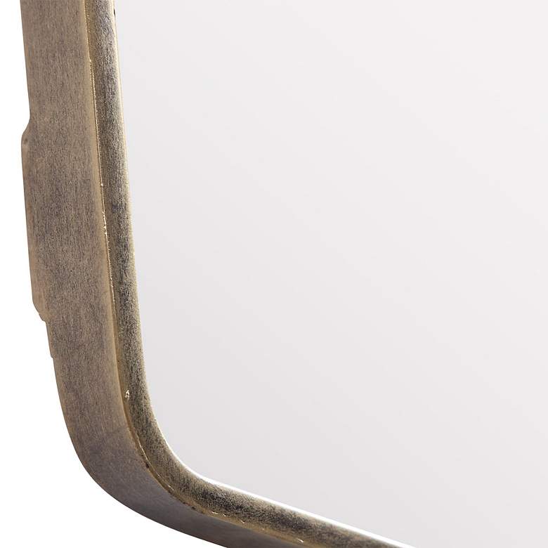 Image 7 Uttermost Linneah Aged Gold Metal Wall Mirrors Set of 4 more views
