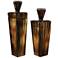 Uttermost Lisa Brown Steel Lidded Container Set of 2