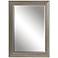 Uttermost Livenza 35" High Silver Champagne Wall Mirror