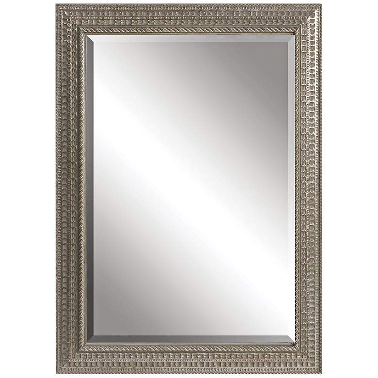 Image 1 Uttermost Livenza 35 inch High Silver Champagne Wall Mirror