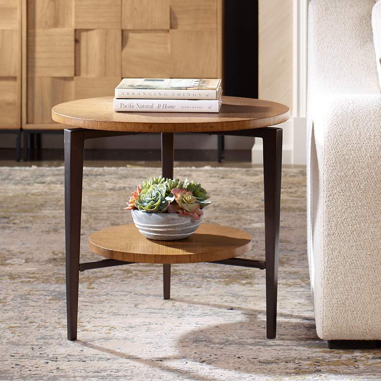 Image 1 Uttermost Loddon 24 1/2" High Accent Table