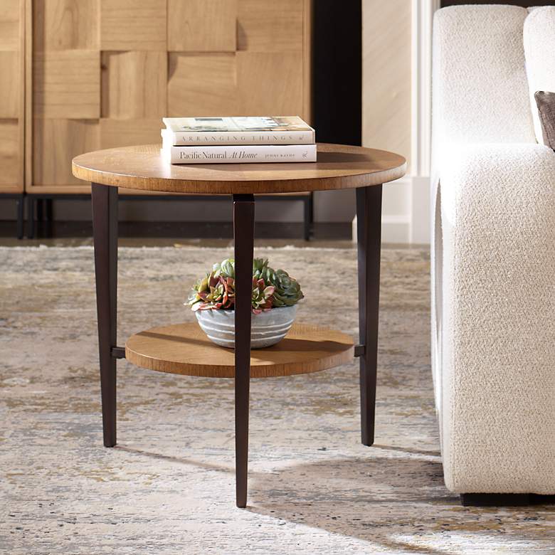 Image 3 Uttermost Loddon 24 1/2" High Accent Table more views