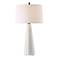 Uttermost Loire Cream-Ivory Glaze Ceramic Table Lamp