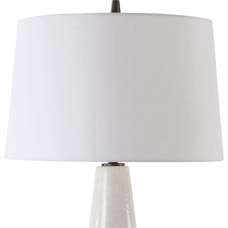 Image 5 Uttermost Loire Cream-Ivory Glaze Ceramic Table Lamp more views