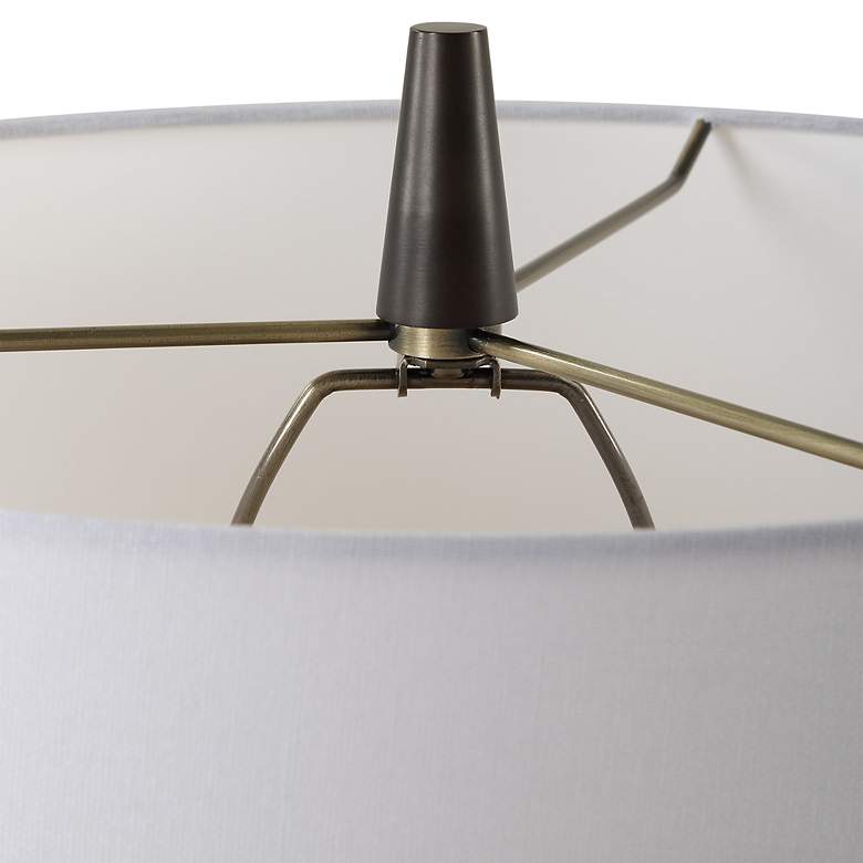 Image 6 Uttermost Loire Cream-Ivory Glaze Ceramic Table Lamp more views