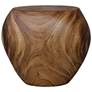 1_Uttermost Lomas 18" High Suar Wood Accent Stool