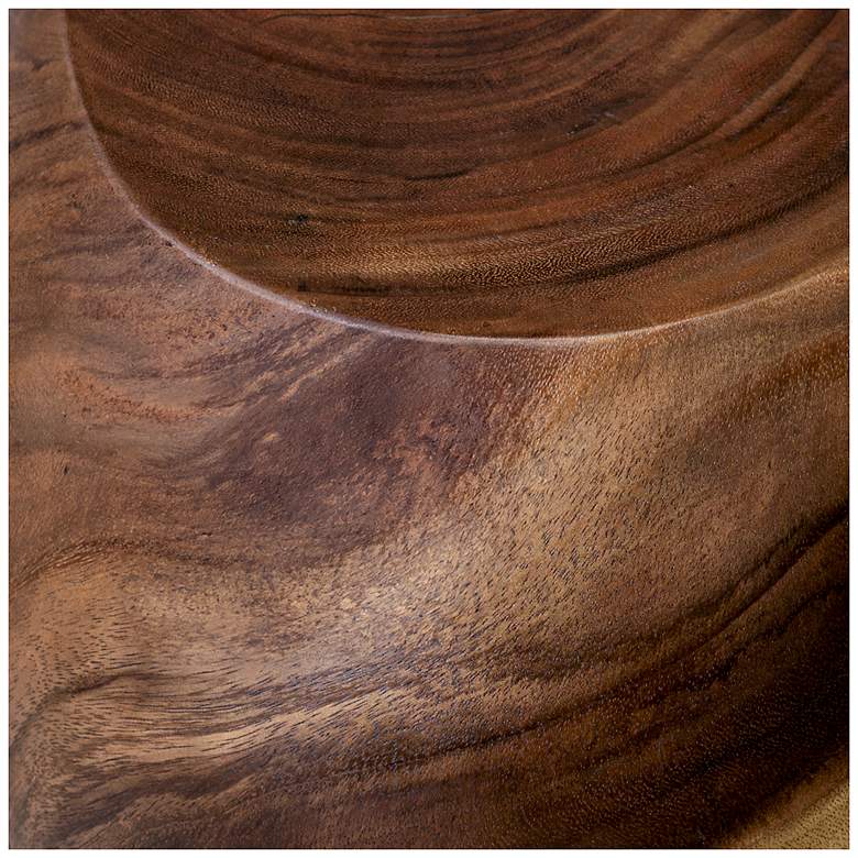 Image 5 Uttermost Lomas 18" High Suar Wood Accent Stool more views