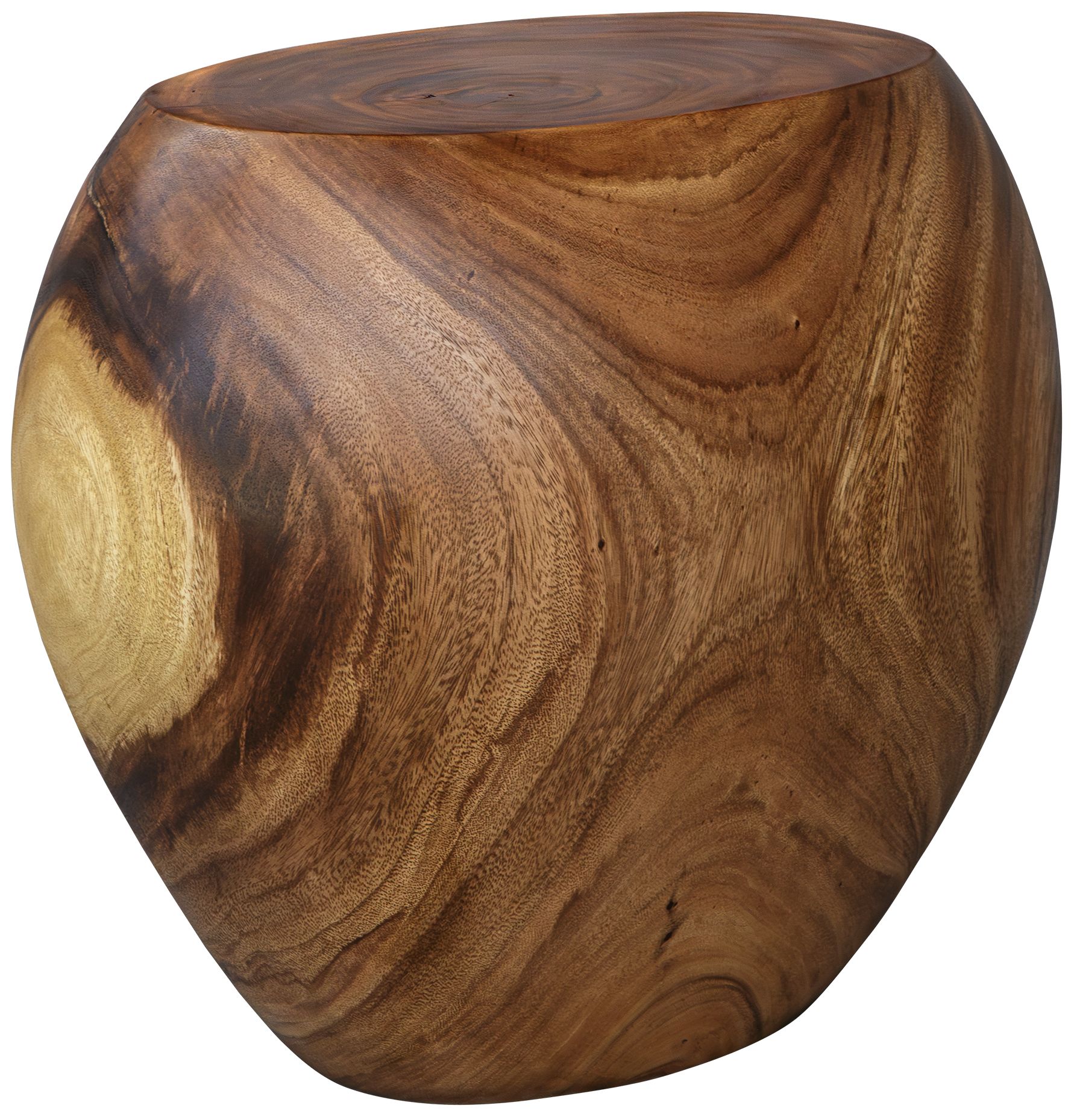 Image 2 Uttermost Lomas 18" High Suar Wood Accent Stool more views