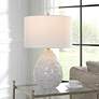 Thumbnail2 of Uttermost Loop White Glaze Ceramic Teardrop Table Lamp