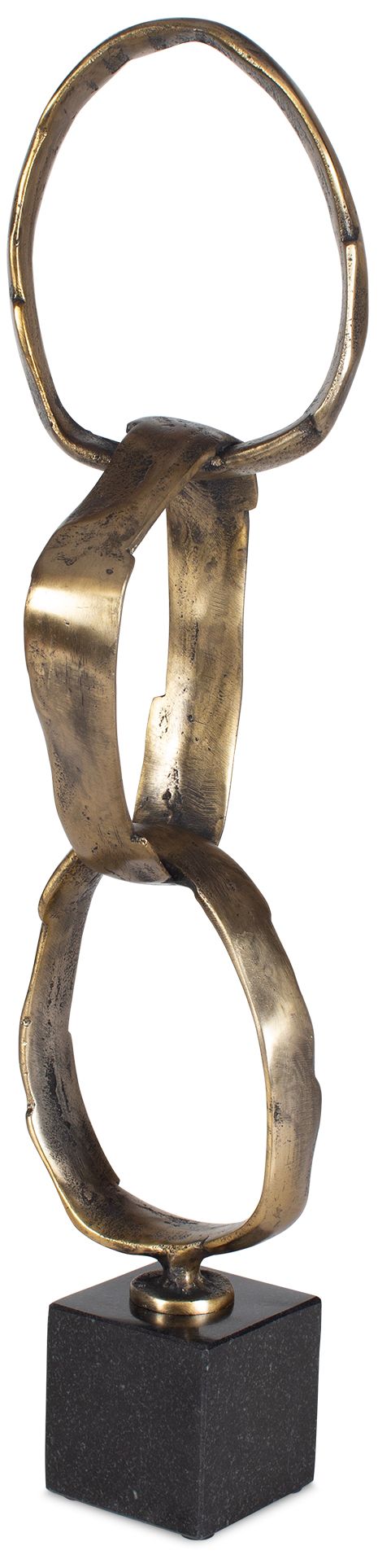 Image 2 Uttermost Loopform 20.86" H Brass Metal