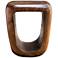 Uttermost Loophole 18" Brown Solid Wood Accent Table