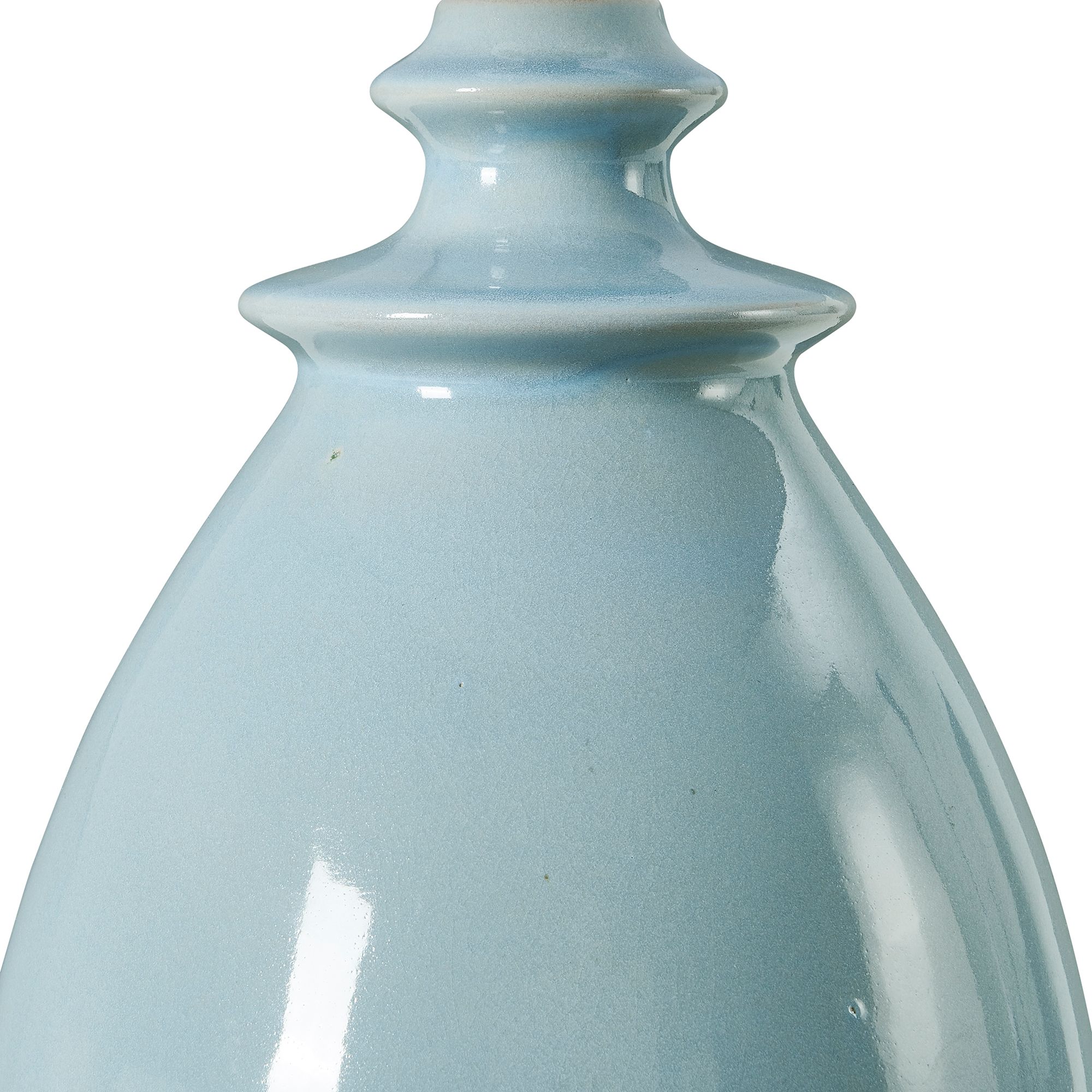 Image 5 Uttermost Lorene 24 1/2" Light Blue Ceramic Table Lamp more views