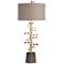 Uttermost Lostine Gold Leaf Staggered Rings Table Lamp