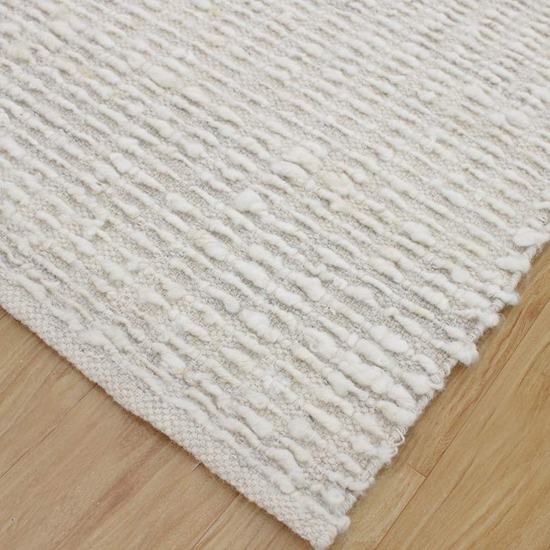 Image 3 Uttermost Lovelle 9'x6' Ivory Wool Area Rug more views