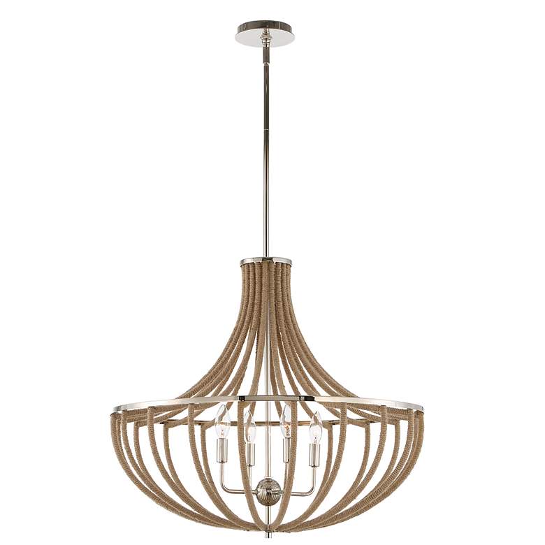 Image 4 Uttermost Lovelock 27 1/2" Wide Rope 4-Light Pendant more views